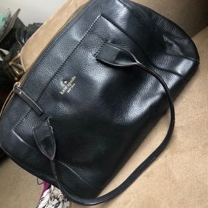 Black kate space tote bag
